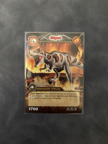 Carte dinosaur king sas 085 - king,