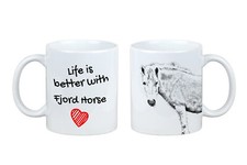 Cheval Fjord le mug avec un cheval la vie est meilleure Art-Dog