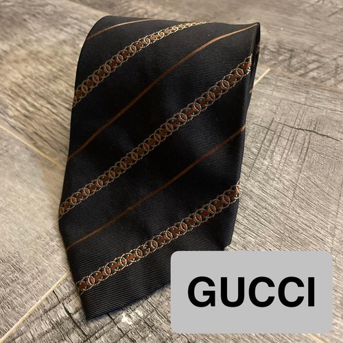 Cravate gucci soie - en, noire