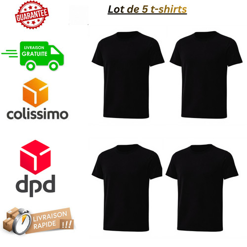 Lot shirts coton - 5, t-shirts