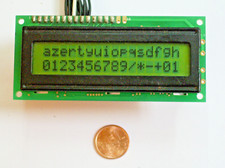 Afficheur alphanumérique LCD avec 2 lignes de 16 caractères