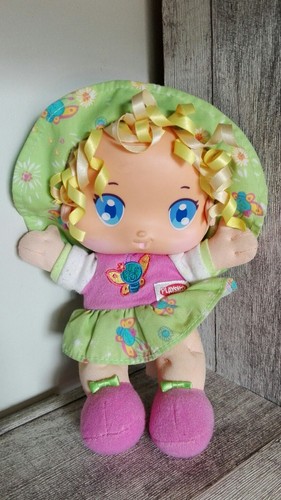 Doudou poupée chiffon blonde - chiffon,