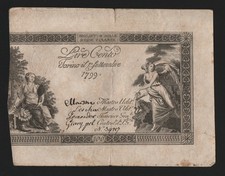 100 LIRE 01/09/1799 RÉGIE