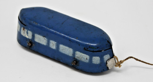 Ancien jouet tole trainer - a,