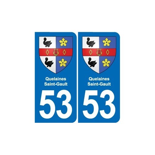 Quelaines snt gault blason - quelaines-snt-gault,