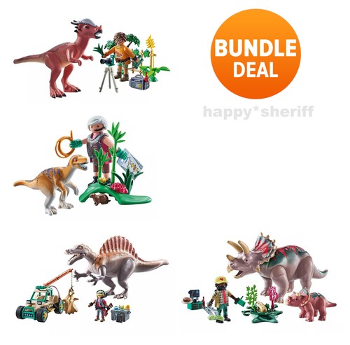 Playmobil four dinos sets - playmobil,