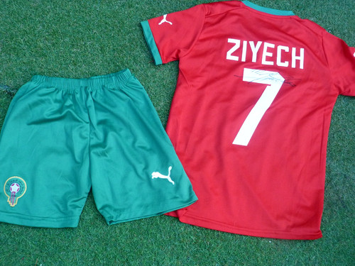 Maillot short maroc signé - maillot, +