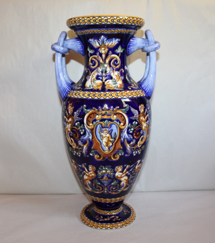 Grand vase amphore - en, faïence