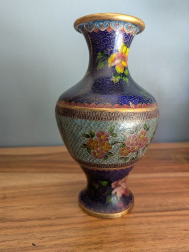 Vase cloisonné chinois - , émail