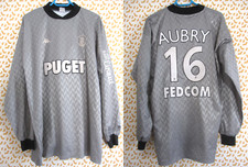 Maillot Kappa As Monaco 1999 Porté gardien goal Aubry #16 Vintage football - XL