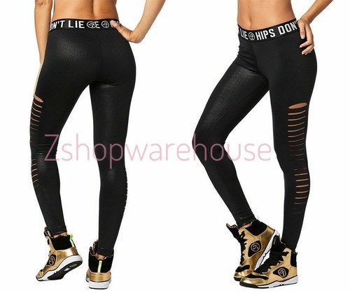 Zumba slashed ankle leggings - leggings,
