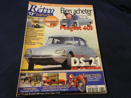 Revue retro hebdo 73 - revue,