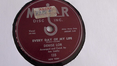 Denise lor 78rpm single - denise,