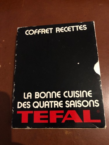 Tefal ancien coffret livrets - ancien,