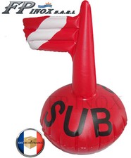 Bouée Plongée de Surface Gonflable Pèche en Mer sécurité Plongeur Bateau