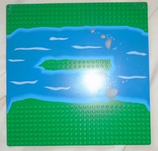LEGO Baseplate 32 x 32 Island with River Pattern Réf 309p02 Set 6552 no pirate