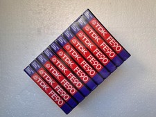 10-Pack Cassette Audio Vierge TDK FE 90 - K7 Type I Ferro 90min Neuf .