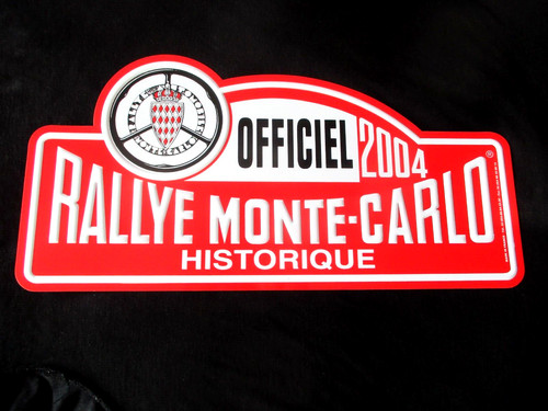 Plaque plate schild rallye - schild,