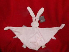 Doudou Plat Nattou Lapin Rose Triangle 3 Noeuds Neuf