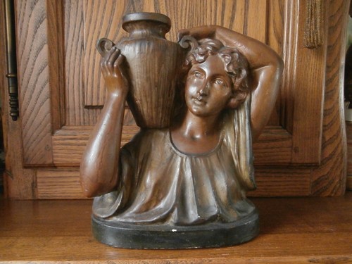 Ancien buste platre - ancien,