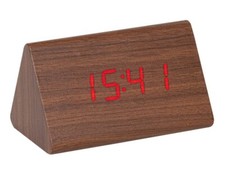 Réveil digital bois design