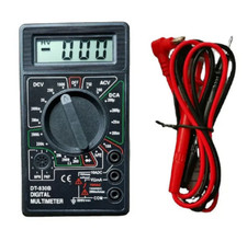 Multimètre voltmètre ampèremètre ohmmètre digital LCD testeur électrique