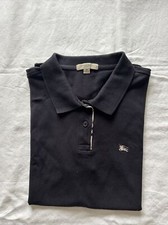 BURBERRY Polo Femme Noir XL