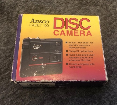 Vintage ansco cadet 100 disc - 100,