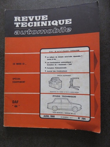 Revue technique automobile - technique,