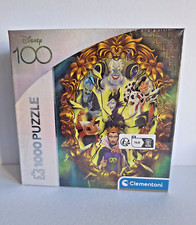 Puzzle 1000 pièces Disney Villains Jafar Cruella Ursula Clementoni Neuf Scellé