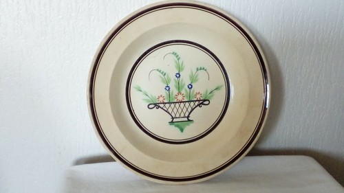 Assiette faience forges les - faience,