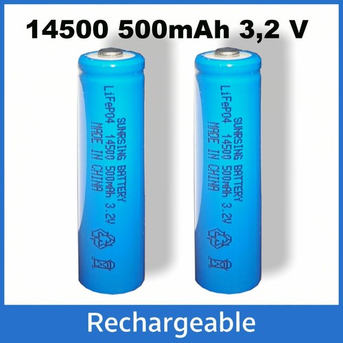 14500 500mah 2v lifepo4 - 500mah,