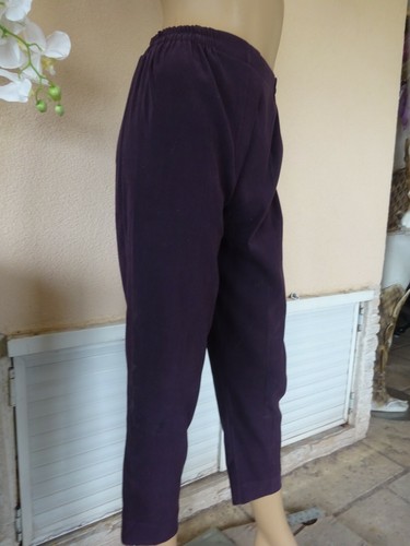 Pantalon violet taille - pantalon,