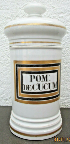 Pot pharmacie porcelaine paris - pharmacie,