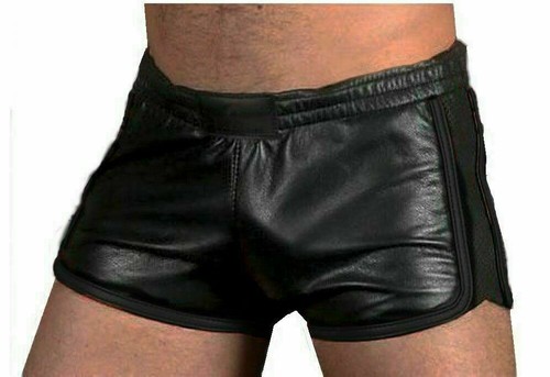 Shorts cuir mouton - shorts, en