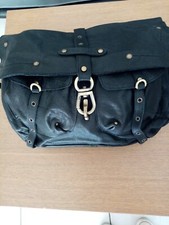 SAC A MAIN BESACE INFORMATIQUE BANDOUILIERE LANCASTER CUIR NOIR NEUVE bag