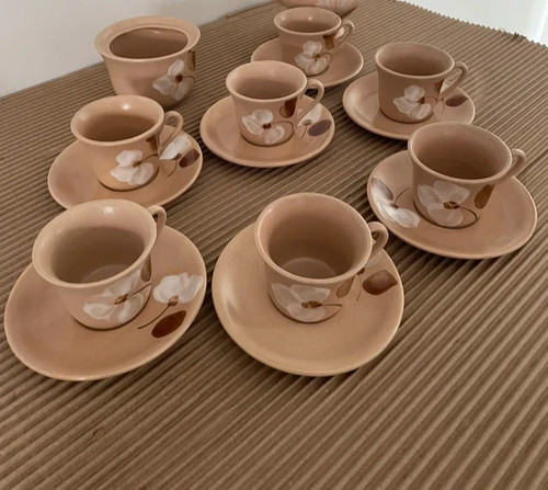 Lot tasses soucoupes moulin - tasses, et