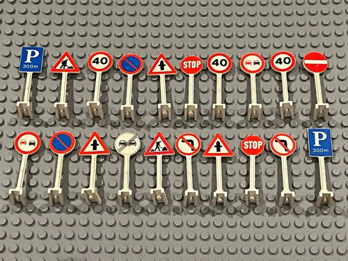 Panneaux routiers lego - routiers, road