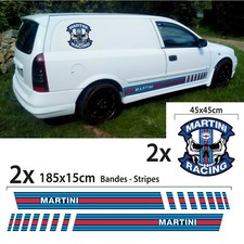2x BANDE MARTINI STICKER BAS