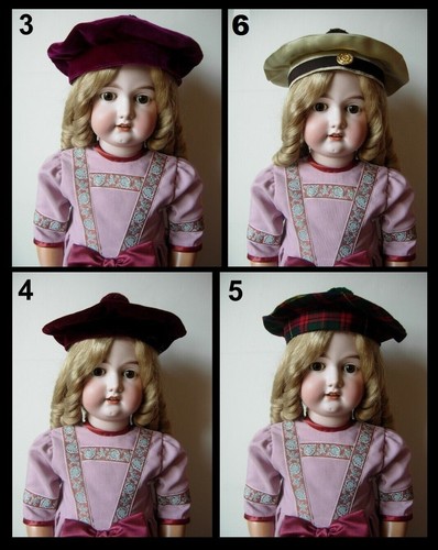 Chapeau béret poupée - , jumeau