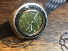 NOBLA Montre de plongée  à cadran tropical vers 1970-Etat fonctionnel