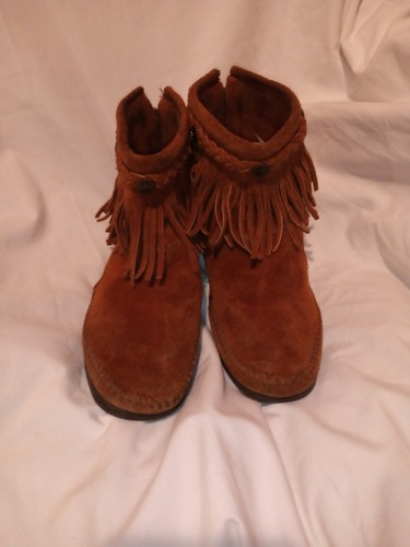 Minnetonka moccasins brown - minnetonka,
