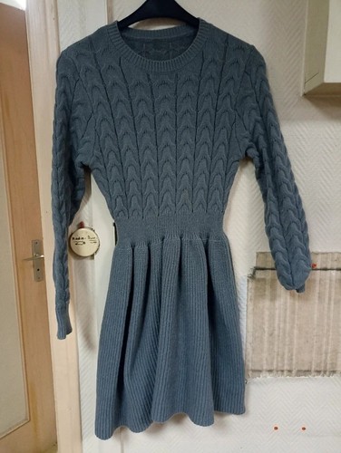Robe pull grise taille - , shein