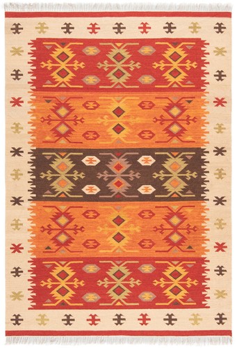 Tapis kelim indien fait main - fait,