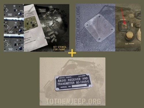Kit restauration radio - radio, bc1000