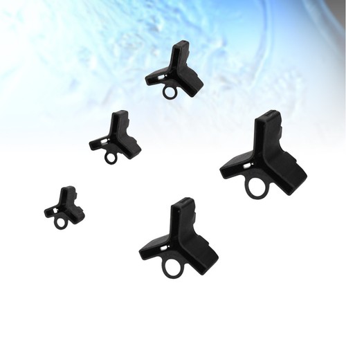 100 pcs noir plastique - ,