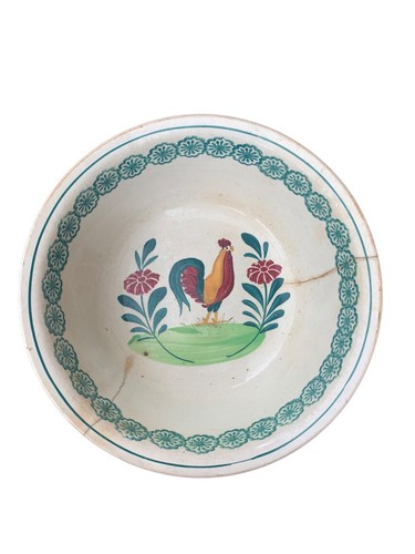 Saladier bol coq peint - coq,