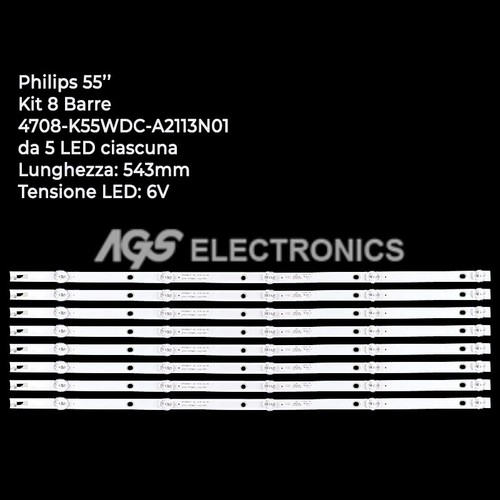 Kit barres led bandes - 8,