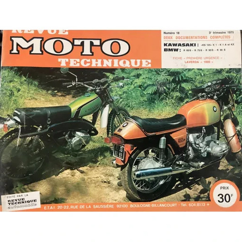 Revue technique moto - n°, 18