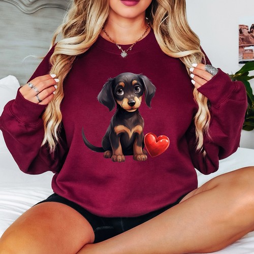 Sweat shirt femme - sweat-shirt, teckel
